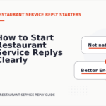 How to Start Restaurant Service Replys Clearly