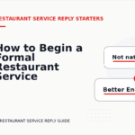How to Begin a Formal Restaurant Service Reply