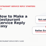 How to Make a Restaurant Service Reply Easy to Understand
