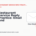 Restaurant Service Reply Practice: Email and Message Examples