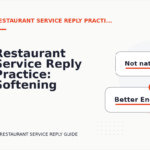 Restaurant Service Reply Practice: Softening Direct Sentences